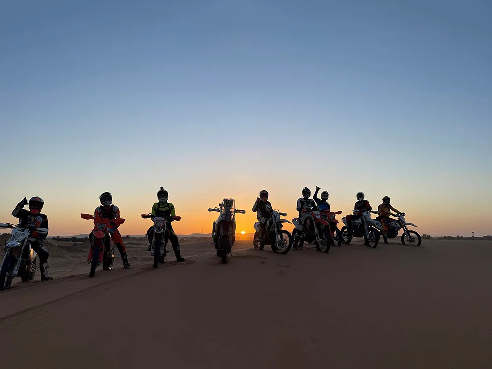 Raid Moto Enduro à Merzouga